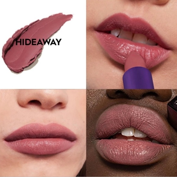 Urban Decay Vice Hydrating Lipstick - Hideaway - Deep Nude Mauve Matte Finish - Picture 3 of 4